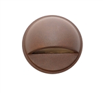 Focus Industries SL-07-LED3BAR 3W OMNI LED, Cast Brass Surface Dome Step Light, Brass Acid Rust Finish