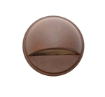 Focus Industries SL-07-LED3WBR 3W OMNI LED, Cast Aluminum Surface Dome Step Light, Weathered Brown Finish