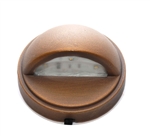 Focus Industries SL-07-SM-RST 12V 5W T3 Xenon Round Surface Step Light, Rust Finish