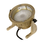 Focus Industries SL-11-AB-35W 12V 35W PAR36 Halogen, Underwater Light with Aiming Bracket, Unfinished Brass