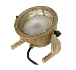 Focus Industries SL-11-AB-35W 12V 35W PAR36 Halogen, Underwater Light with Aiming Bracket, Unfinished Brass