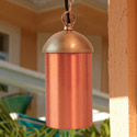 Focus Industries SL-14-BRT 12V Extruded Aluminum Hanging Cylinder, Bronze Texture Finish