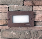 Focus Industries SL-17-ALLED3BRT 3W OMNI LED, Cast Aluminum Acrylic Lens Step Light, Bronze Texture Finish