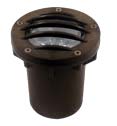 Focus Industries SL-20SMG-MR16-BLT 12V MR16 Sealed Composite Grated Well Light, Black Texture Finish