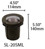 Focus Industries SL-20SML-MR16-BLT 12V MR16 Sealed Composite Lensed Well Light, Black Texture Finish