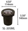 Focus Industries SL-20SML-MR16-CPR 12V MR16 Sealed Composite Lensed Well Light, Chrome Powder Finish