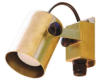 Focus Industries SL-27-BRS 12V 20W ALR12 Spun Brass Adjustable Surface Light, Brass Finish