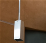 Focus Industries SL-54-BRT 12V 20W MR16 Halogen, Square Pendant Fixture, Bronze Texture Finish