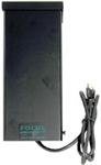 Focus Industries WT-12-120 120W 12.5V Weatherproof Transformer, Single Circuit, Black Finish