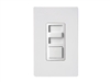 Greengate WBSD-010M-C1 1200VA, 120/277 Volt AC 60Hz, Single-Pole and 3-Way Slide Dimmer, White, Ivory and Almond Faceplate Color Kit