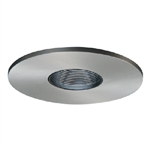 Halo Recessed 3001SNBB 3" Adjustable Pinhole with BaffleSatin Nickel with Black Baffle