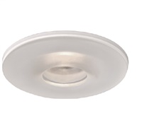 Halo Recessed 3017FGS 3" All-Glass Low-Profile Frost Curve Shower Trim, Fross Glass