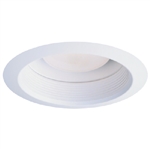 Halo Recessed 30WAT 6" Air-Tite Baffle Trim with Reflector, White Trim, White Baffle and Reflector