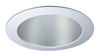 Halo Recessed Commercial 41WDH 4" Conical Reflector, Wide 75 Degree Beam Angle, 1.24 SC, Semi-Specular Clear
