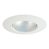 Halo Recessed 5175WH 5" Line Voltage Self-Flanged Trim for BR30 and PAR30 Lamps, White Trim