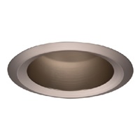 Halo Recessed 6120TBZ 6" Line Voltage Incandescent Full Cone Reflector, Self-Flange, Tuscan Bronze Reflector, Tuscan Bronze Trim