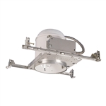 Halo Recessed H7T 6" New Construction Line Voltage and Low Voltage Non-IC Type Housing, Air Tight