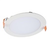 Halo Recessed HLB6099301EMWR 6" Round LED Lens Downlight with Remote Driver/ Junction Box, 900 Lumens, 90 CRI, 3000K, 120V, LE & TE Phase Cut 5% Dimming, Matte White Flange Finish