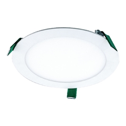 Halo Recessed HLB8169FS1EMWR 8" LED Lens Downlight with Remote Driver / Junction Box, 1600 Lumens, 90 CRI, Field Selectable 2700K, 3000K, 3500K, 4000K or 5000K, Color Temperature, 120V, LE & TE Phase Cut 5% Dimming, Matte White Flange
