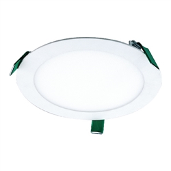 Halo Recessed HLB8LS9FSE010MWR 31W 8" Round LED Lens Downlight, 2400 Lumens, 90 CRI, Field Selectable 2700-5000K, 120-277V, Matte White Finish