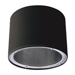 Halo Recessed HS4RMB 4" 20W Round Surface Mount Housing, Use with ML4 LED Module, 120-277V, Matte Black