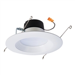 Halo Recessed LT560WH6935 5" and 6" White 90CRI, 3500K, Integrated LED Recessed Retrofit Baffle Trim LED Module, White