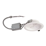 Halo Recessed Commercial PR8R20D010 8" Retrofit Shallow Lens LED Housing, 2000 Lumens, 120-277V 50/60Hz, 0-10V, 100% to 1% dimming