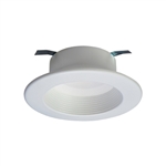 Halo Recessed RL460WH927 4" LED Retrofit Baffle Trim 2700K, 530 Lumens, White Finish