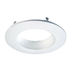 Halo Recessed RL56TRMWHB 5" and 6" LED Downlight Baffle Trim for RL56 Series, White