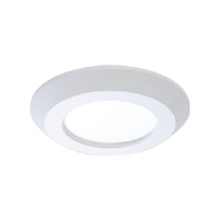 Halo Recessed SLD606827WHJB 6" Surface LED Downlight with Junction Box Kit, 120V, 80 CRI, 2700K, White