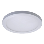 Halo Recessed SMD6R129SWH 6" Round LED Surface Mount Downlight, 1200 Lumens, 90 CRI, 2700K-5000K Field Selectable CCT, Matte White, 120V