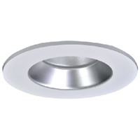 Halo Recessed TL402HS 4" Haze Reflector with Solite Glass Lens, White Ring