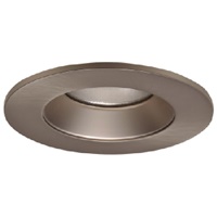 Halo Recessed TL402SNS 4" Satin Nickel Reflector with Solite Glass Lens , Satin Nickel Ring