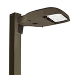 Hubbell Outdoor Lighting ASL-A-8L-4K-210-3-U-DB 62W Area Light, 8 LEDs, 4000K, Type III Distribution, 120-277V, 5624 Lumens, Dark Bronze Finish