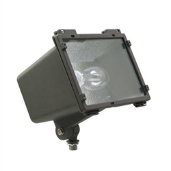 Hubbell Outdoor Lighting F-042F8 42W Compact Fluorescent Facade Floodlight, 6H x 7V Beam, Quad-Tap Voltage, Electronic Ballast, Bronze Finish