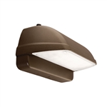 Hubbell Outdoor Lighting LNC2-12LU-5K-3-DB-PCU Laredo 29W 12 LEDs Compact Wallpack, Full Cut Off, 5000K, Type III, Photocontrol, Dark Bronze Texture Finish