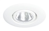 Juno Recessed Lighting 10-WH (10 WH) 4" Line Voltage Flush Gimbal Ring Trim, White Trim