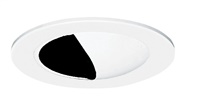 Juno Recessed Lighting 16-WH (16 WH) 4" Line Voltage Adjustable Scoop Trim, White Trim