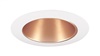 Juno Recessed Lighting 17G-WH (17 GWH) 4" Line Voltage Reflector Downlight Trim, Gold Reflector, White Trim