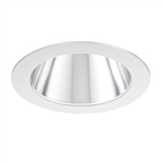 Juno Aculux Recessed Lighting 2007C-SF 2007C-SF 2" LED Round Parabolic Downlight Clear Specular Self Flanged Trim