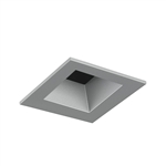 Juno Aculux Recessed Lighting 2007SQHZ-FM 2" LED Square Parabolic Downlight Reflector, Flush Mount Haze Trim