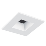 Juno Aculux Recessed Lighting 2007SQW-SF 2" LED Square Parabolic Downlight Reflector, Self Flanged White Trim