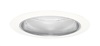 Juno Recessed Lighting 204C-WH (204 CWH) 5" LED, Line Voltage Downlight Trim, Clear Reflector, White Trim