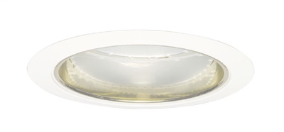 Juno Recessed Lighting 204G-WH (204 GWH) 5" LED, Line Voltage Downlight Trim, Gold Reflector, White Trim