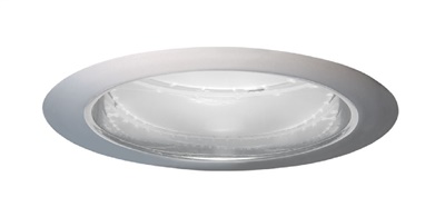 Juno Recessed Lighting 204PT-SC (204 PTSC) 5" LED, Line Voltage Downlight Trim, Pewter Reflector, Satin Chrome Trim