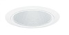 Juno Recessed Lighting 205W-WH (205 WWH) 5" LED, Line Voltage Baffle Trim, White Baffle, White Trim