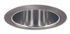 Juno Recessed Lighting 206PT-SC (206 PTSC) 5" Line Voltage Deep Cone Reflector Trim, Pewter Reflector, Satin Chrome Trim