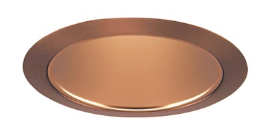 Juno Recessed Lighting 206WHZ-ABZ (206 WHZABZ) 5" Line Voltage Deep Cone Reflector Trim, Wheat Haze Reflector, Age Bronze Trim