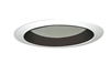 Juno Recessed Lighting 2130B-WH (2130 BWH) 5" LED, Compact Fluorescent, Black Baffle Trim with Regressed Dome Lens