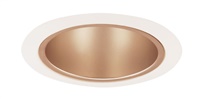 Juno Recessed Lighting 219WHZ-WH (219 WHZWH) 5" Compact Fluorescent, Cone Reflector Trim, Wheat Haze Reflector, White Trim